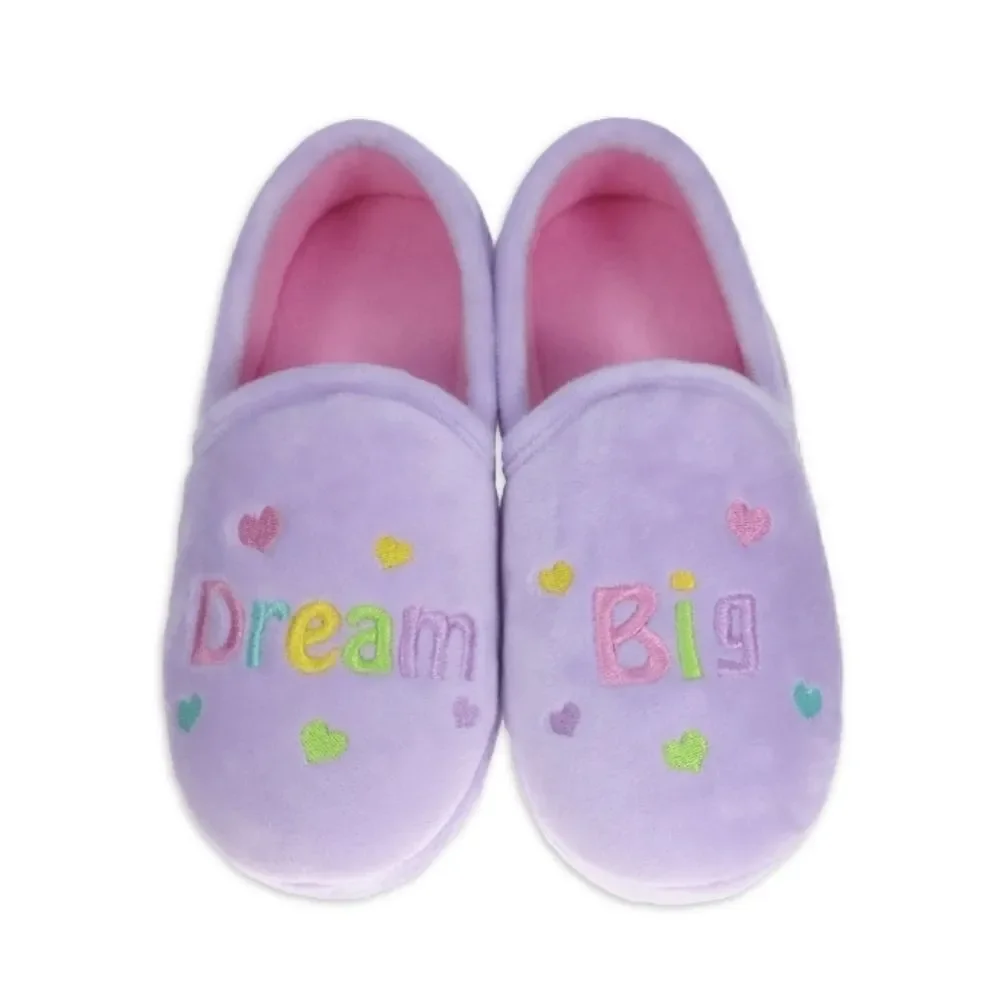 Big Girls Dream Big Aline Comfy Lounge Slippers Shoes Size 4/5